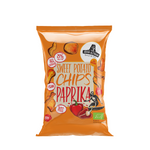 Biologische zoete aardappelchips met zoete gerookte paprika, glutenvrij 90 g – John Altman