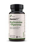 Curcumin + Piperin Nahrungsergänzungsmittel 90 Kapseln 41,4 g - Pharmovit
