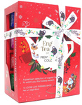 Coffret de thés de Noël, pyramides Holiday Red (12x2) Bio 24 g – English Tea Shop