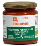 Tomatensauce Puttanesca mit Oliven und Kapern BIO 300 g – Girolomoni