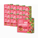 PACK DE 14 x Mini barres de noix de cajou à la tarte aux framboises 102 g - Dobra Kaloria