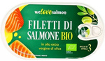 Zalmfilet in extra vierge olie BIO 170g/100g