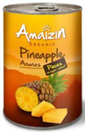 Morceaux d'ananas dans leur jus (boîte) BIO 400 g (240 g)