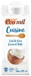 Crème de cuisson à la noix de coco sans gluten bio 200 ml - Ecomil