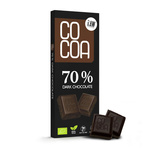 Chocolat noir 70 % Bio 40 g – Cocoa
