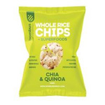 Chips de riz complets au chia et au quinoa sans gluten 60 g – Bombus