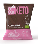 Keto amandelen met chocolade en mct-olie zonder toegevoegde suiker BIO 70 g - Cacao