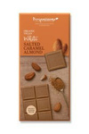 Chocolat blanc végétalien caramel salé aux amandes bio sans gluten 70 g - Biobenjamin