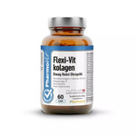 Kapseln zur Unterstützung der Gelenke, Knochen und Knorpel Flexi-Vit Collagen Nahrungsergänzungsmittel 60 Kapseln 50,7 g - Pharmovit (clean label)