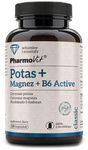 Potassium + Magnésium + Vitamine B6 Complément alimentaire actif 120 gélules - Pharmovit