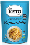 Glutenvrije keto noedels (konjac noedel pappardelle) pasta bio 270 g - keto chef (beter dan voedingsmiddelen)