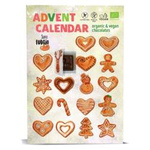 Calendrier de l'avent (chocolats sans gluten) BIO 100 g (super fudgio)