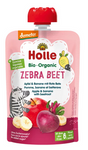 Holle Demeter Bio Rote Bete Zebra Quetschbeutel (Apfel - Banane - Rote Bete) ohne Zuckerzusatz ab dem 6. Monat, 100 g