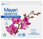 Tablettes pour lave-vaisselle Sensitive Tout-en-1, 40 tablettes – Mayeri