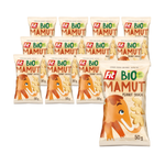 SET VAN 12 x Glutenvrije maïscrisps BIO 50 g Bio Mamut met pindasmaak