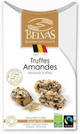 Belgische truffelchocolade met amandelen fair trade glutenvrij BIO 100 g