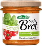Bio glutenfreie Kirschtomaten-Basilikum Creme, 140 g – Allos