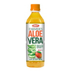 Natürliches Aloe Vera Mango Getränk mit Stücken 500 ml – OKF