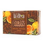 Chocolade en sinaasappel zeep 100 g - La Diva