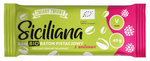 Pistache reep met frambozen glutenvrij bio 40 g - Siciliana raw