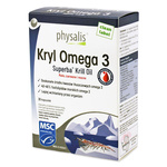 Krill Omega 3 Nahrungsergänzungsmittel 30 Kapseln - Physalis