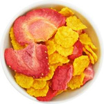 Cornflakes met aardbeien BIO (rauw) (8 kg) 8