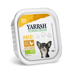 Pâtée pour chien au poulet, aux algues marines et sans céréales Bio 150 g – Yarrah