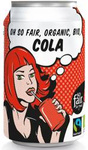 Fair trade cola bruisende drank BIO 330 ml (blikje)