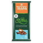 Melkchocolade met stevia 75 g – Trapa