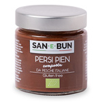 Perzik crème - cacao - amaretti koekjes glutenvrij bio 200 g - SAN E BUN