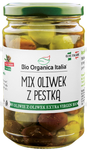 Olives mixtes sans pépins à l'huile BIO 280 g (bocal)