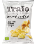 Biologische dun gesneden aardappelchips met zeezout 125 g – Trafo