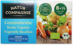 Bouillon - cubes de légumes à teneur réduite en sel BIO 68 g