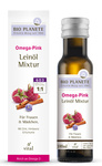 Omega roze - lijnzaadoliemix (framboos, kaneel, kurkuma) bio 100 ml - BIO PLANETE