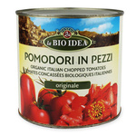 Gesneden tomaten zonder schil BIO 2,5 kg - Horeca