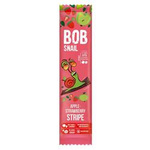 Snack Stripe appel-aardbei zonder toegevoegde suikers glutenvrij 14 g - Bob Snail – Eco-snack