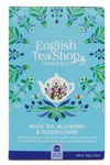 Witte thee met vlierbloesem en bosbes (20x2) Biologisch 40 g – English Tea Shop