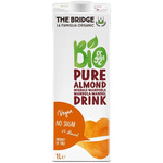 Boisson aux amandes 6% Sans sucre Sans gluten Bio 1 l - The Bridge