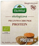 Glutenvrij eiwit knapperig brood BIO 100 g