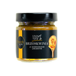 Jam 100% perzik met lijnzaad 200 g – Foods By Ann