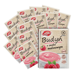 SET 25 x Glutenfreier Pudding mit Himbeergeschmack 40 g - Celiko