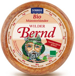 GELE Kaas Wilde Bernd gerijpte gele kaas (50 % vet in de droge stof) Bio (3,5 kg - 4,0 kg) - Sobbeke