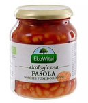 Weiße Bohnen in Tomatensauce Bio 360 g – Ekowital