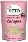 Nouilles de lasagne aux nouilles de konjac sans gluten BIO 270 g - Keto Chef (Better Than Foods)