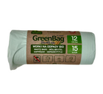 Bio- en gemengde afvalzakken (composteerbaar en biologisch afbreekbaar) 12 l 15 st - FROGGY (GREENBAG)