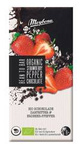 Chocolat amer avec morceaux de fraise et poivre noir bio 100 g