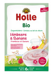 Holle Biologische Melkrijstpap Framboos-Banaan, zonder toegevoegde suikers, glutenvrij, vanaf 6 maanden, 200 g