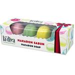 Savons macarons fruités (4 x 50 g) 200 g - La Diva