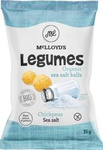 Pois chiches soufflés au sel marin, sans gluten Bio 35 g – Mclloyds