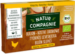 Bouillon - kipbouillonblokjes zonder toegevoegde suikers Biologisch (8 x 11 g) 88 g – Natur Compagnie